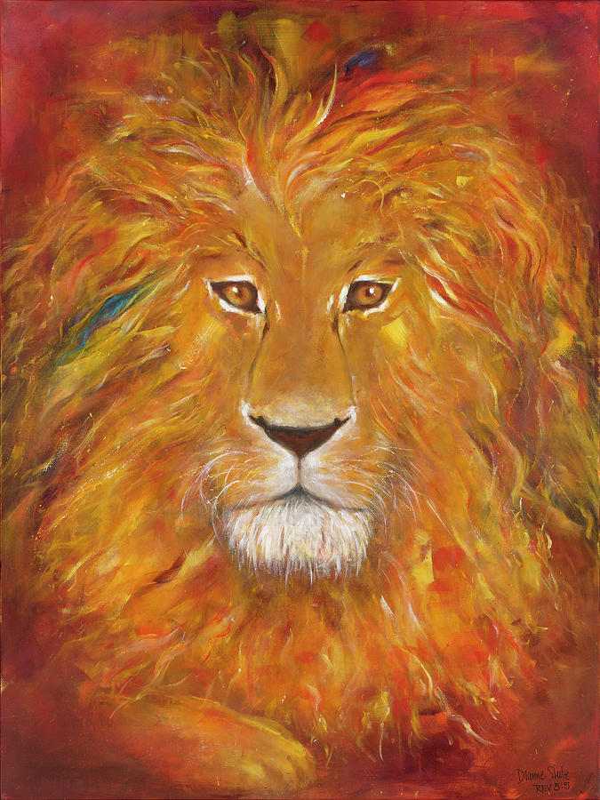 Lion Of Judah Painting By Dianne Steele Pixels   Lion Of Judah Dianne Steele 