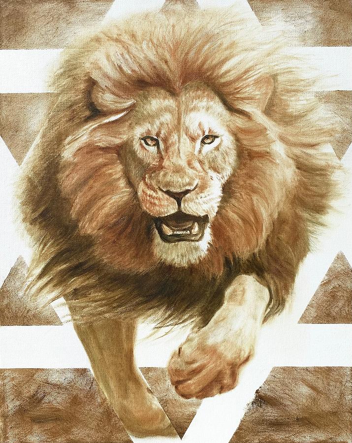 Lion of Judah Painting by Greg Doroshenko