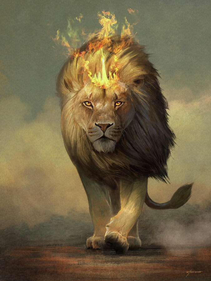 Lion of the Tribe of Judah Digital Art by Steve Goad