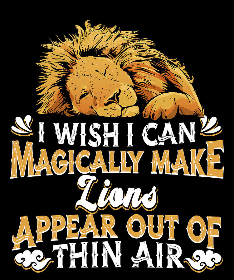 Wildlife Digital Art - Lion Wildlife Animal - Big Cat Lioness Lion by Crazy Squirrel