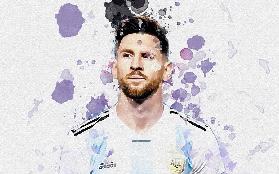 Lionel Messi Art Football Stars Argentina National Football Team Soccer ...