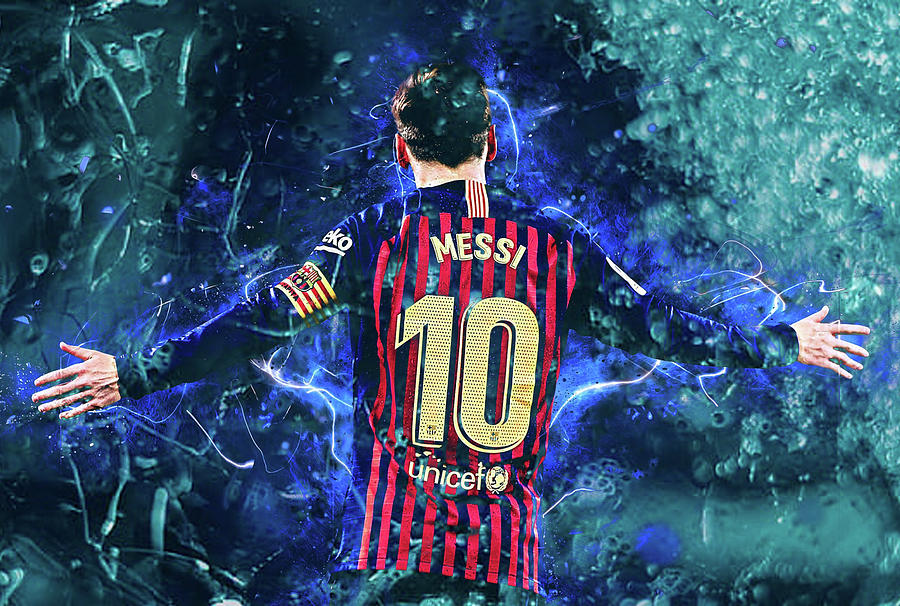 Lionel Messi Celebration Digital Art by Chesley Hodkiewicz - Fine Art ...