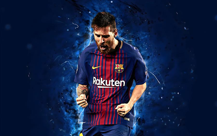 Lionel Messi Digital Art by Celestina Paul - Pixels