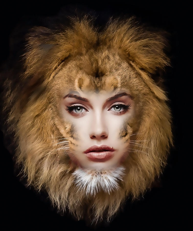 Lioness Mixed Media by Marvin Blaine