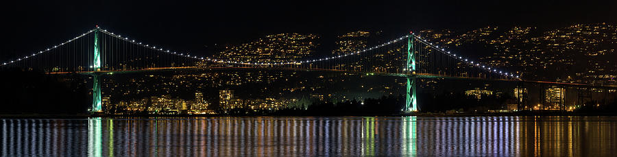 Lions Gate Bridge from Stanley Park Photograph by Michael Russell