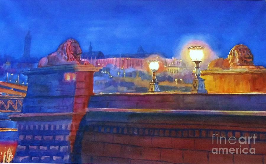 Lions Gate Budapest after Jackson Painting by Petra Burgmann