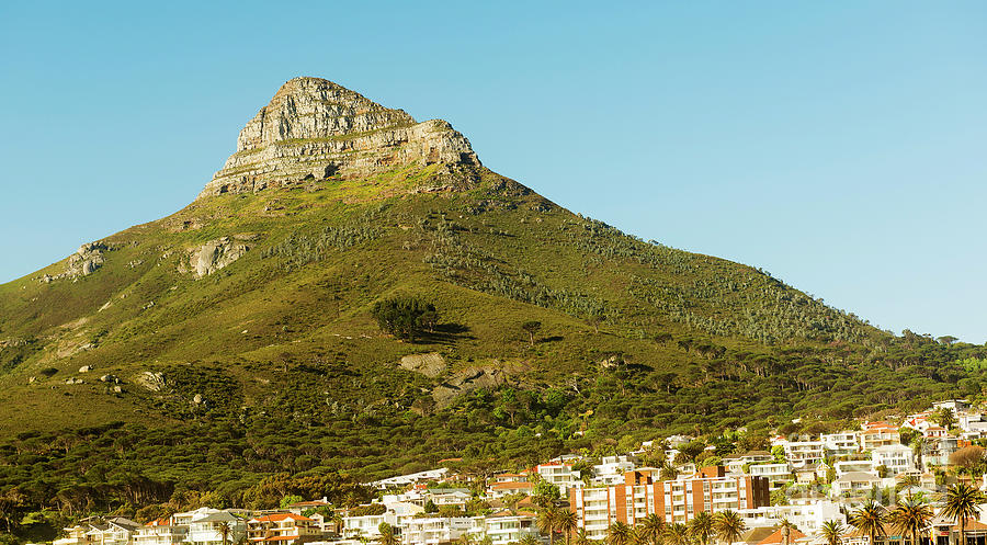 Lions Head Over Cape Town City Photograph