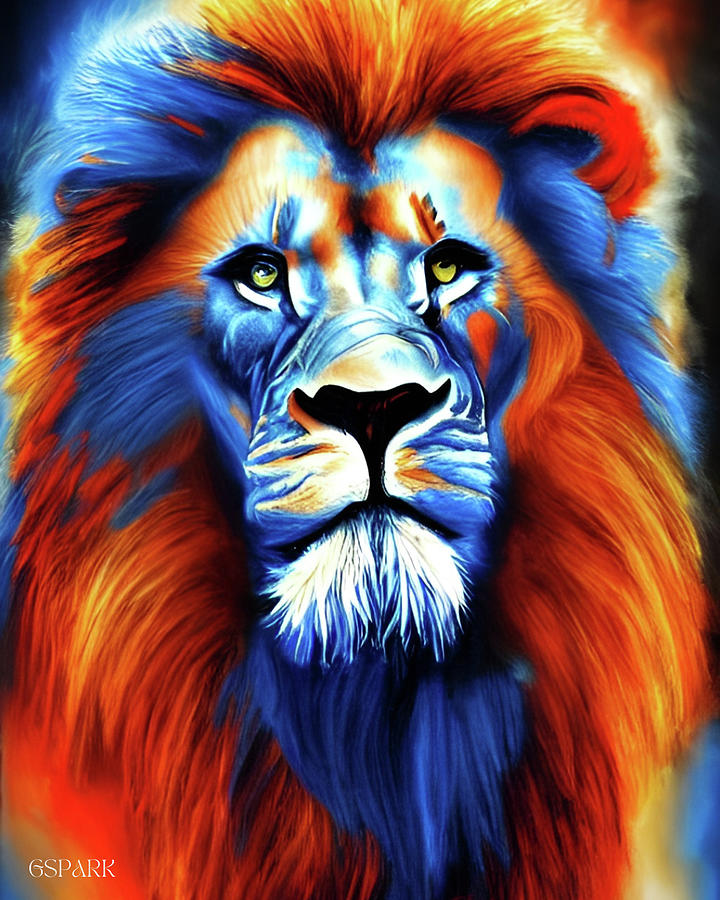 Lions Mane Digital Art by Zac Hammond | Fine Art America