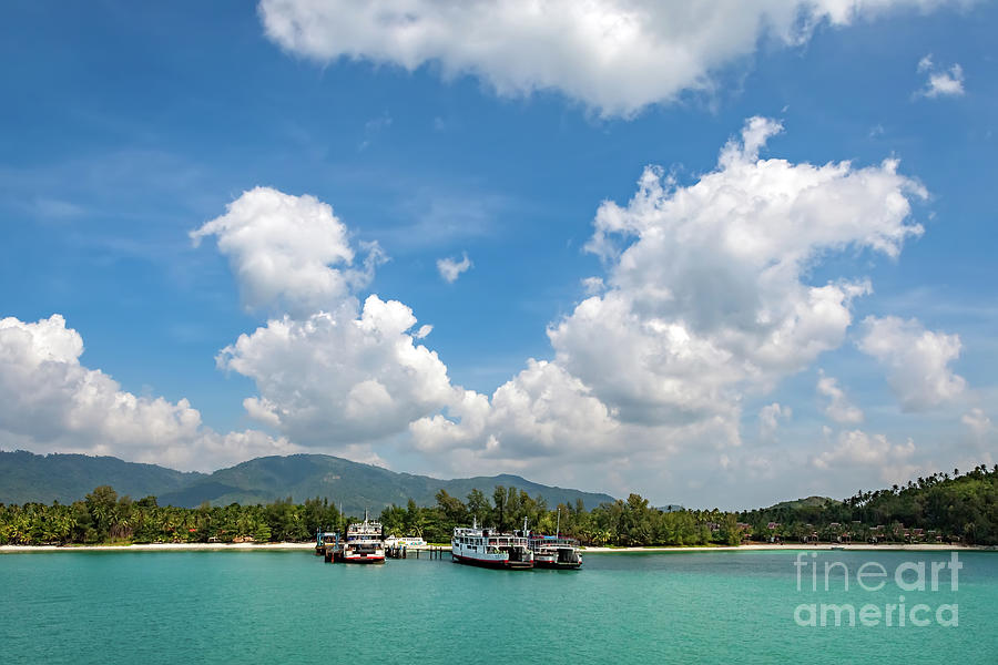 Lipa Noi Pier Samui Thailand Photograph by Adrian Evans