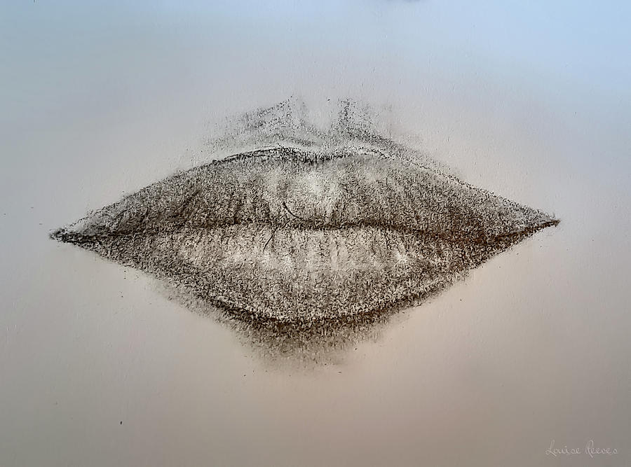 Lips Photograph by Louise Reeves