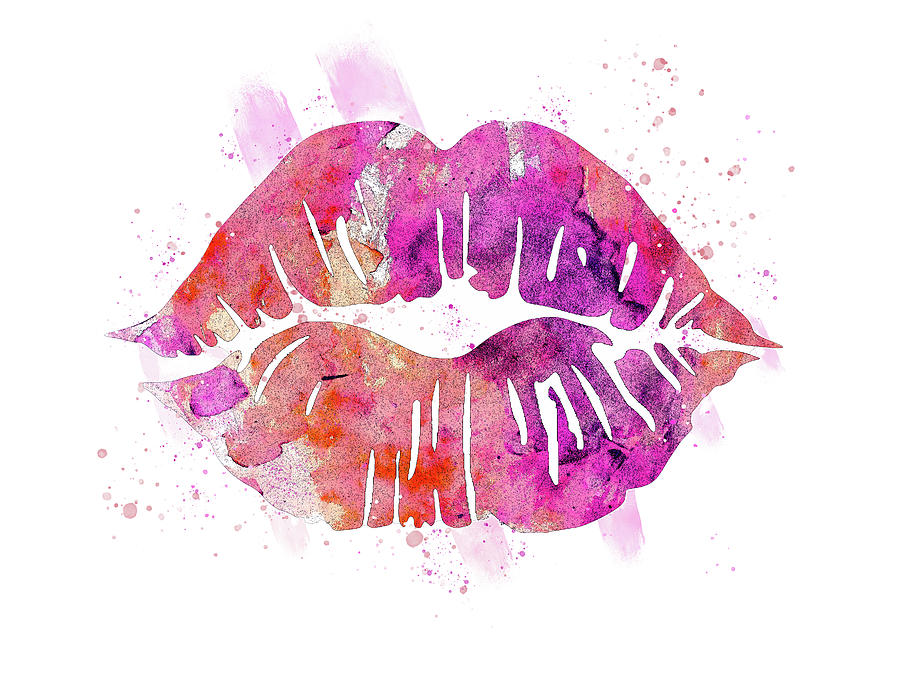 Lips Pucker Up Digital Art by Pamela Williams