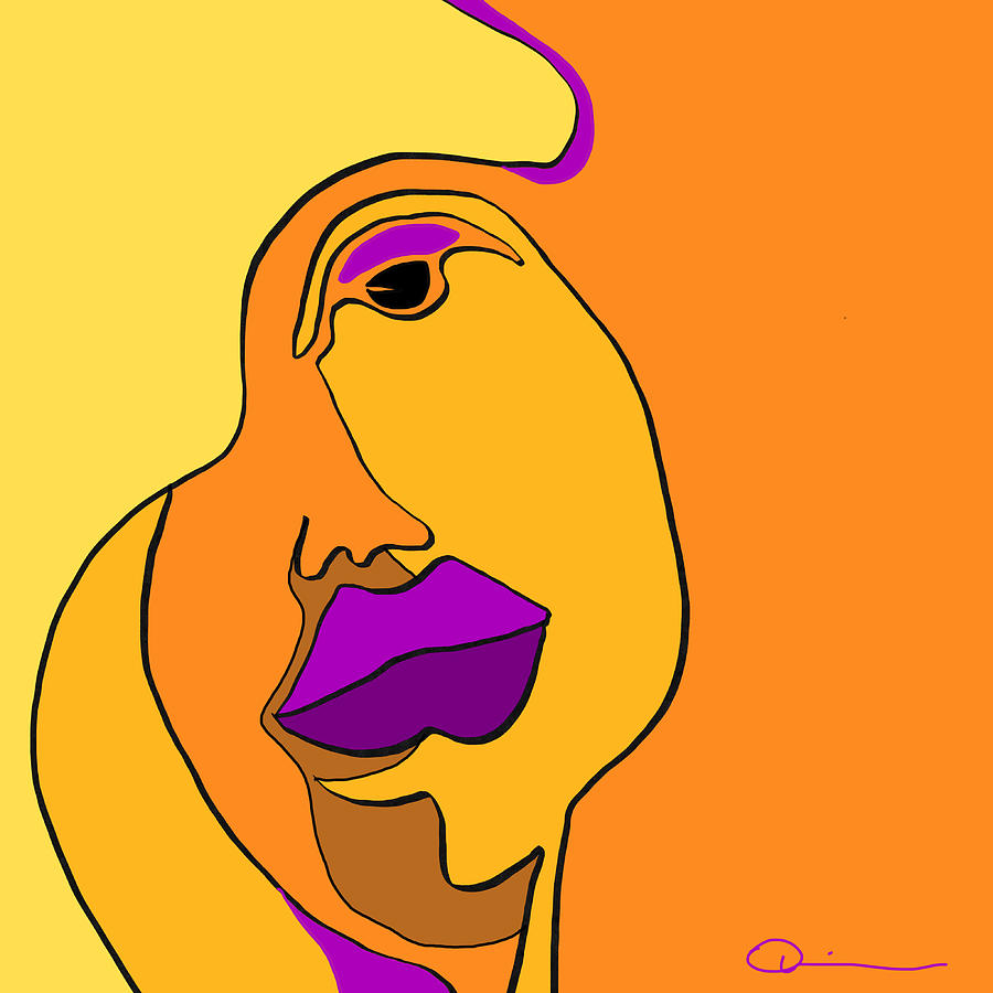 Lipstick Digital Art by Jeffrey Quiros