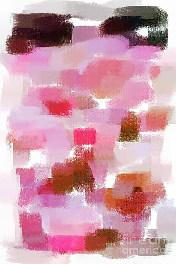 Abstract Digital Art - Lipstick Palette Summer by Joy Watson