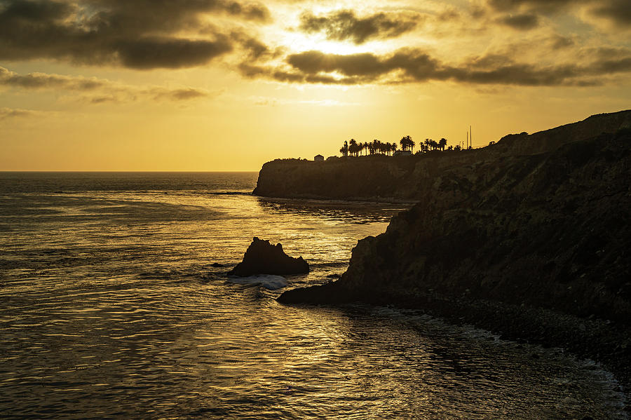 Liquid Gold Sunset At Point Vicente Photograph by Craig Brewer - Fine ...