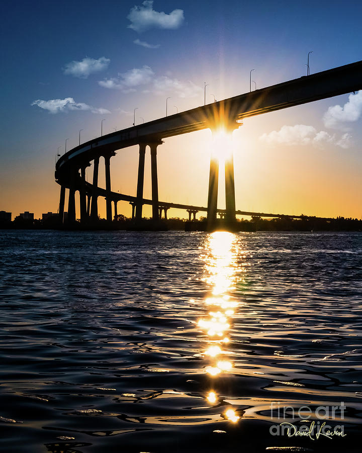 Liquid Sun Drops Under the Bridge Photograph by David Levin
