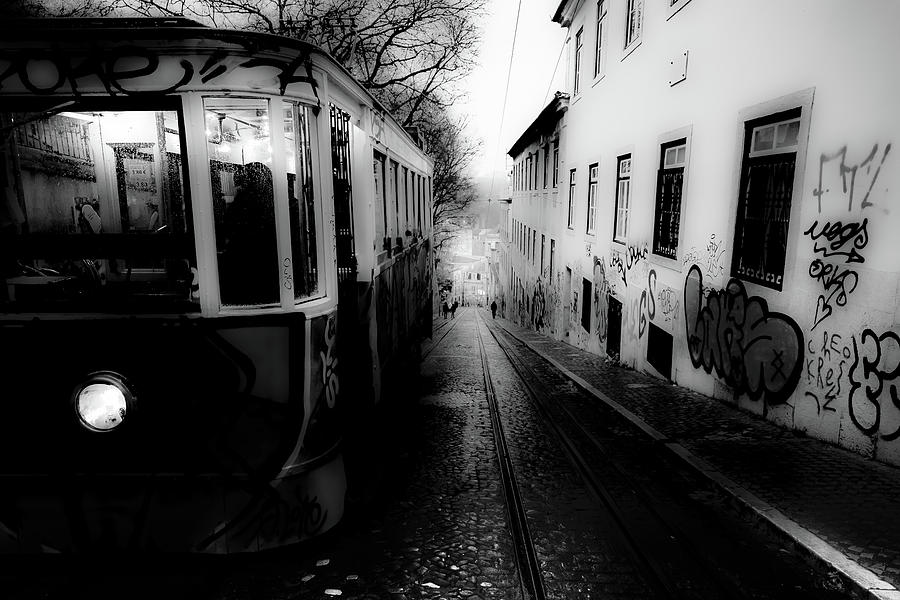 Lisboas Iconic Tram Photograph by Christopher Maxum