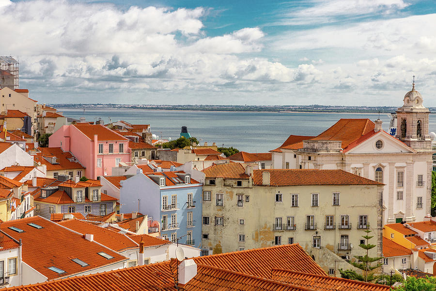 Lisbon and the Rio Tejo Photograph by W Chris Fooshee