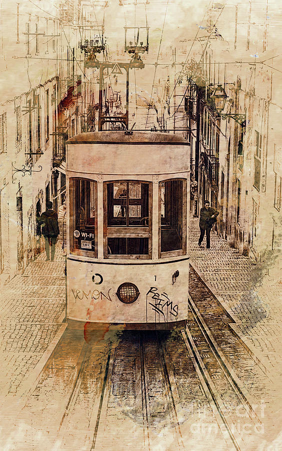 Lisbon Funicular Photograph