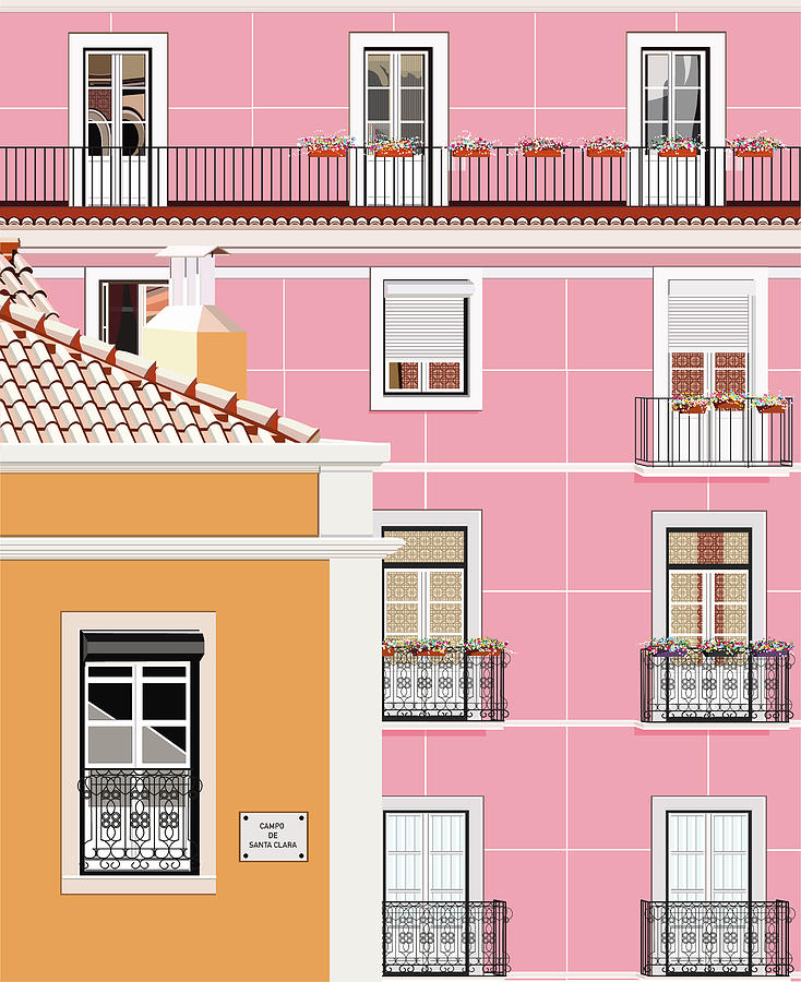 Lisbon Digital Art by Isabel Salvador