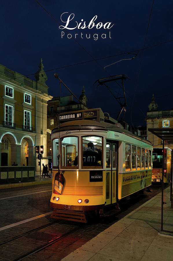 Lisbon Nights - Travel Art Photograph by Angelo DeVal