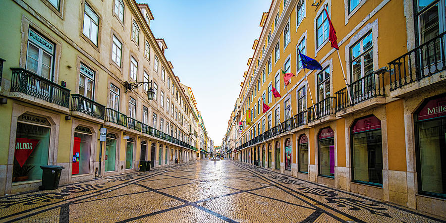 Lisbon Street on Sunday Photograph by William Dougherty