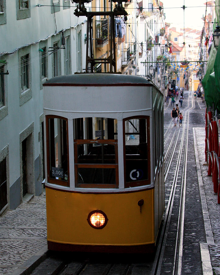 Lisbon streetcar, Portugal Photograph by J.Castro