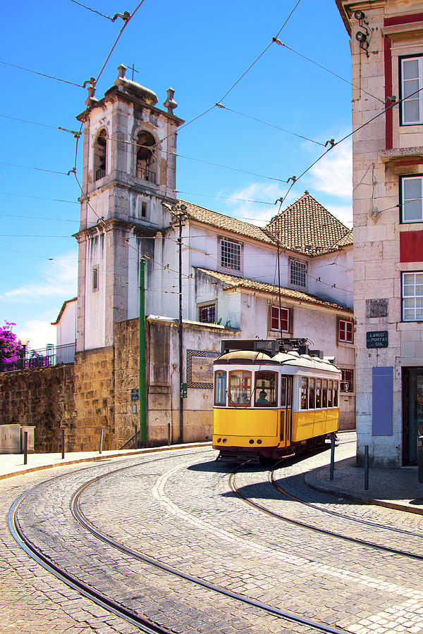 Lisbon Tramway, Alfama District  Photograph by Stefano Orazzini
