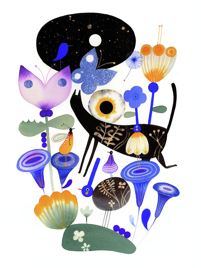 Listen to Nature Painting by Glenda Sburelin Listen to Nature Painting by Glenda Sburelin