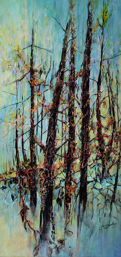 Listen to the Trees Painting by Jo Smoley