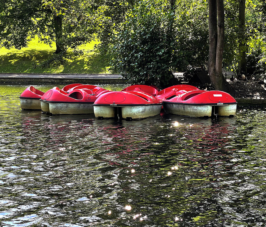 Lister Park Boats in Bradford, UK Photograph by Derek Oldfield - Fine ...