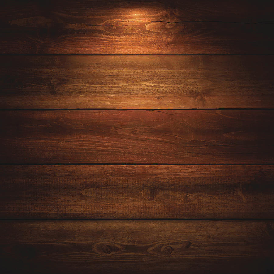 Lit Wooden Background Drawing by Bgblue