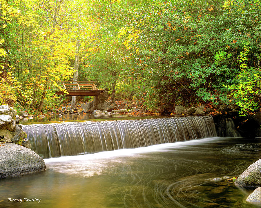 Lithia Park Waterfall  Photograph by Randy Bradley