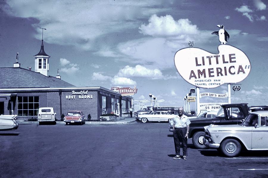 Little America Truck Stop Granger, Wyoming 1961 Digital Art by ...