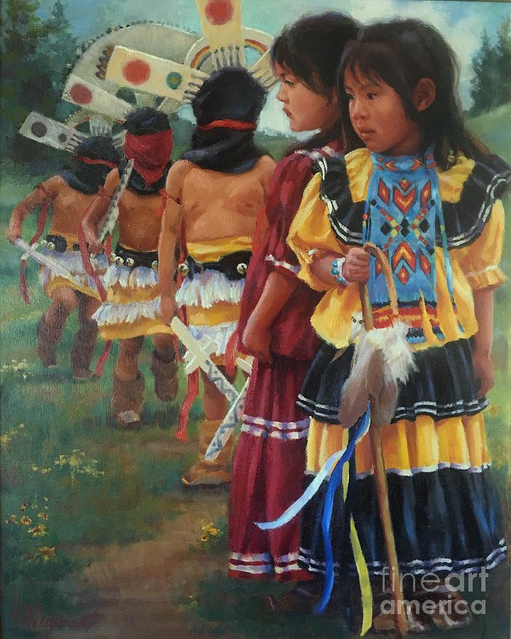 Little Apache Dancersoil Painting