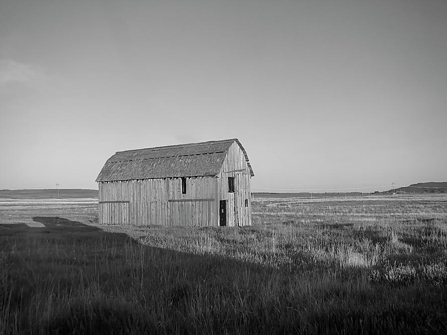 Little Barn on the Wyoming Plains  Photograph by Cathy Anderson