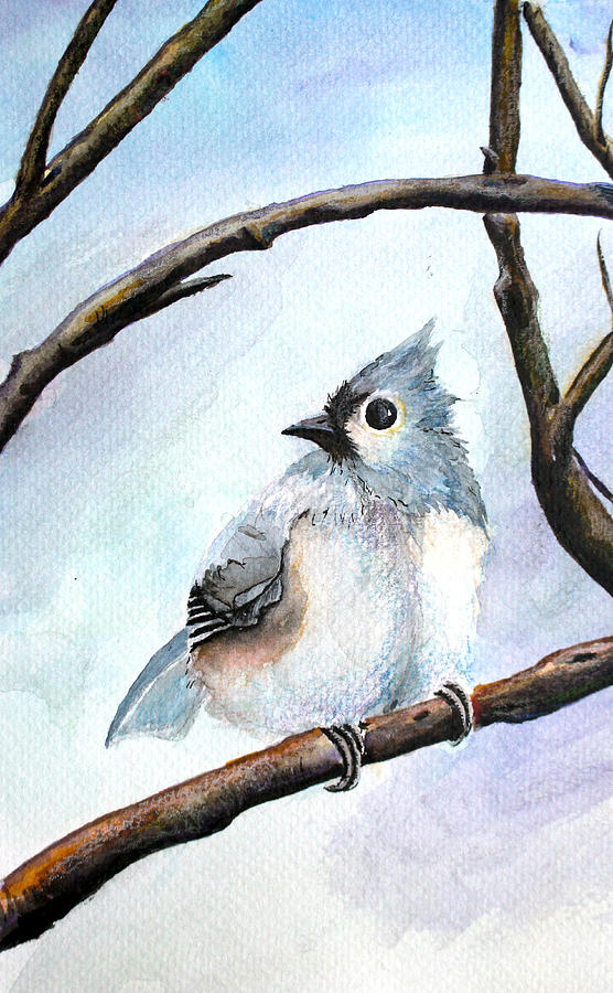 Little Bird 11 Painting by Medea Ioseliani