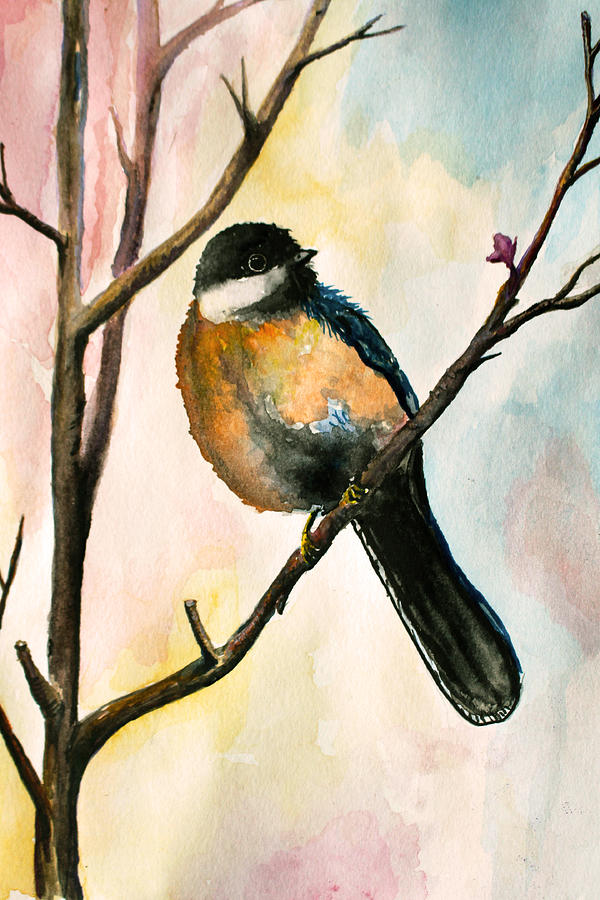 Little Bird 8 Painting by Medea Ioseliani