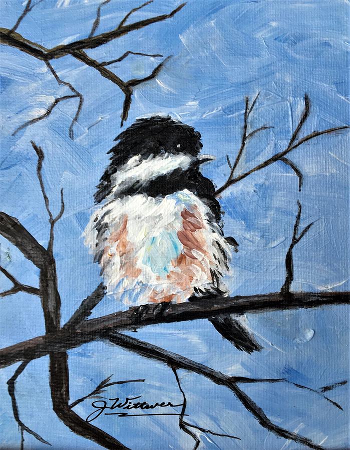 Little Birdie... Painting by Julie Wittwer