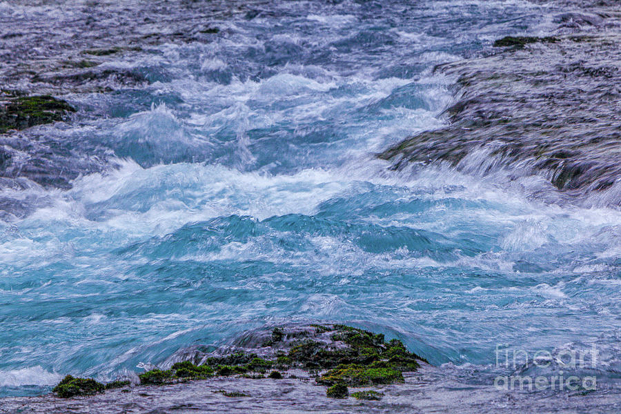 Little Blue Rapids Photograph by David Millenheft