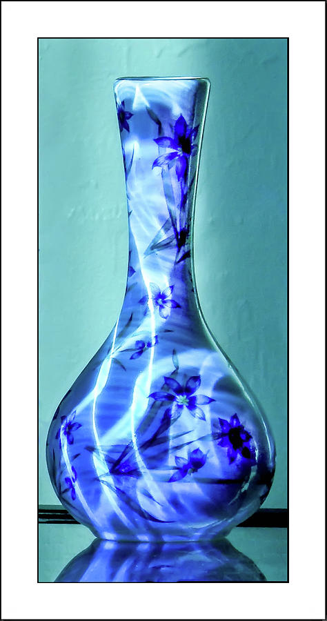 Little Blue Vase Photograph by Geraldine Alexander