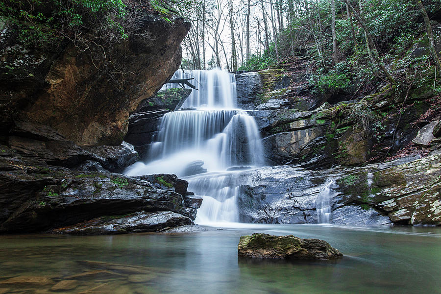 Little Bradley Falls, NC Photograph by Garth Steger - Pixels