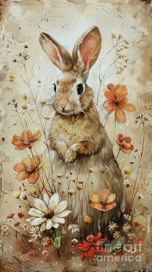 Little Brown Bunny 2 Painting