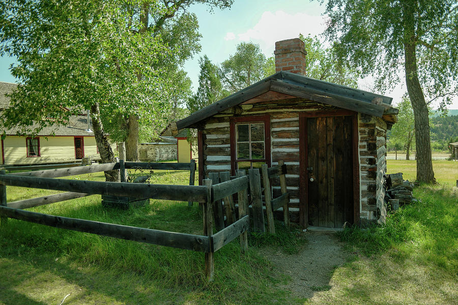 Cabin Photograph - Little cabin in Nevada City by Jeff Swan