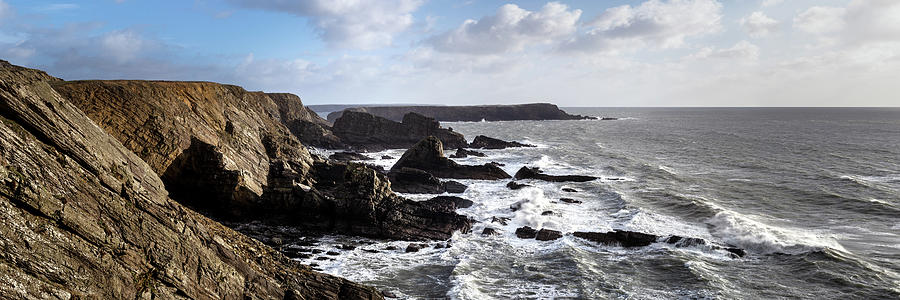 Little Castles Bay Marloes Peninsula Pembrokeshire Coast Wales Photograph by Sonny Ryse