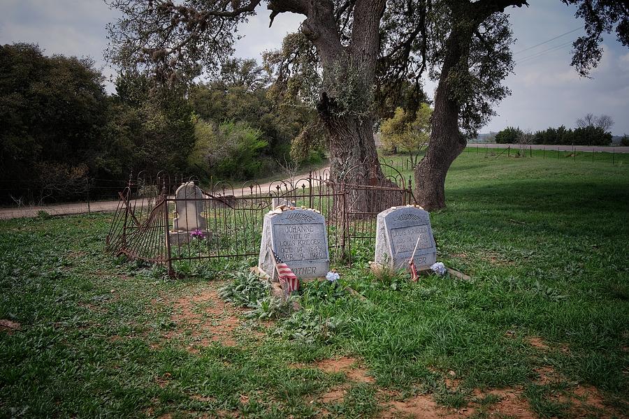 Little Cemetery Luckenbach Texas Photograph