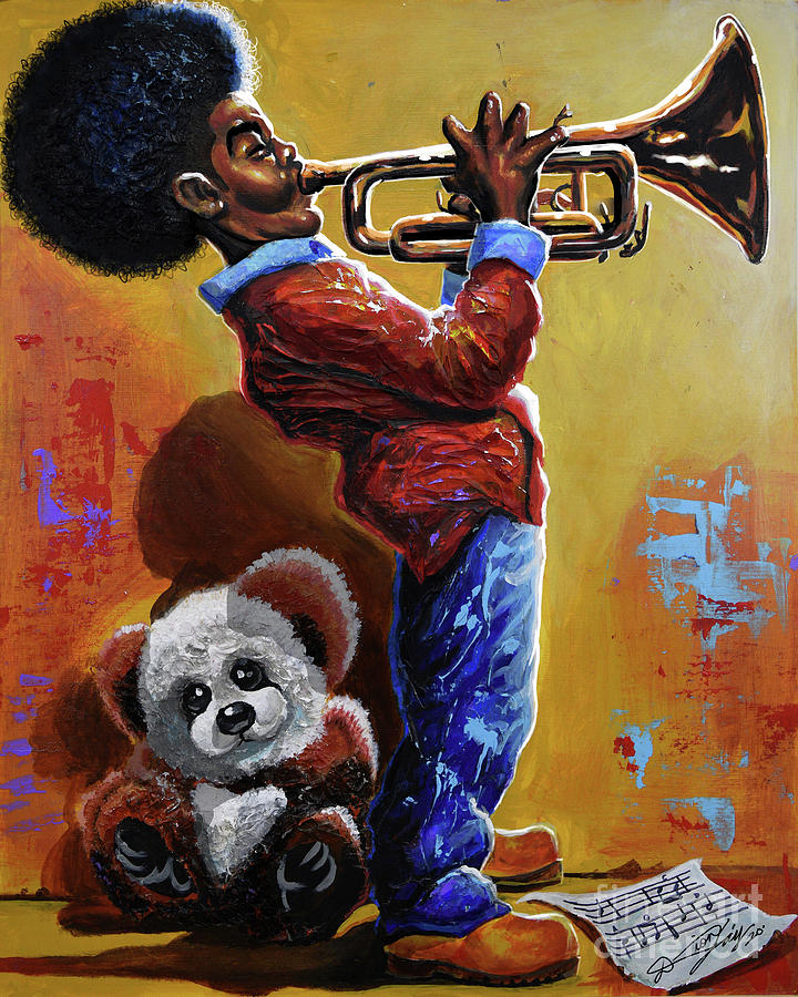 Little Child Prodigy Painting By The Art Of DionJa Y   Little Child Prodigy The Art Of Dionjay 