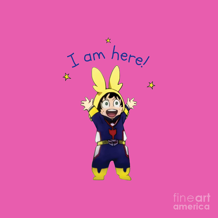 Little Deku I am here Drawing by Alison H Gros