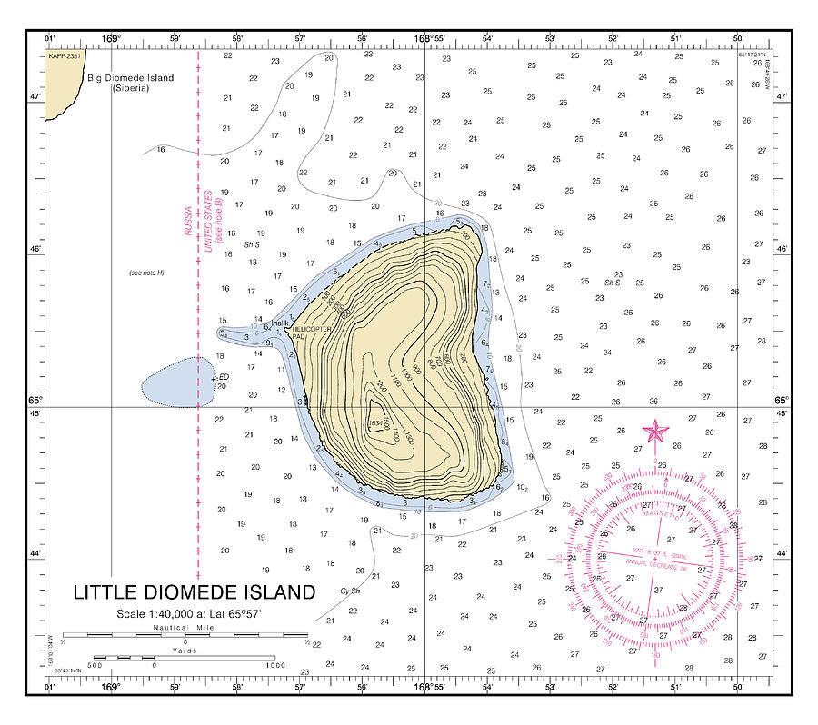 Little Diomede Island Alaska Chart 16190 2 Noaa Chart 16190 Digital   Little Diomede Island Alaska Chart 161902 Noaa Chart 16190 Nautical Chartworks 