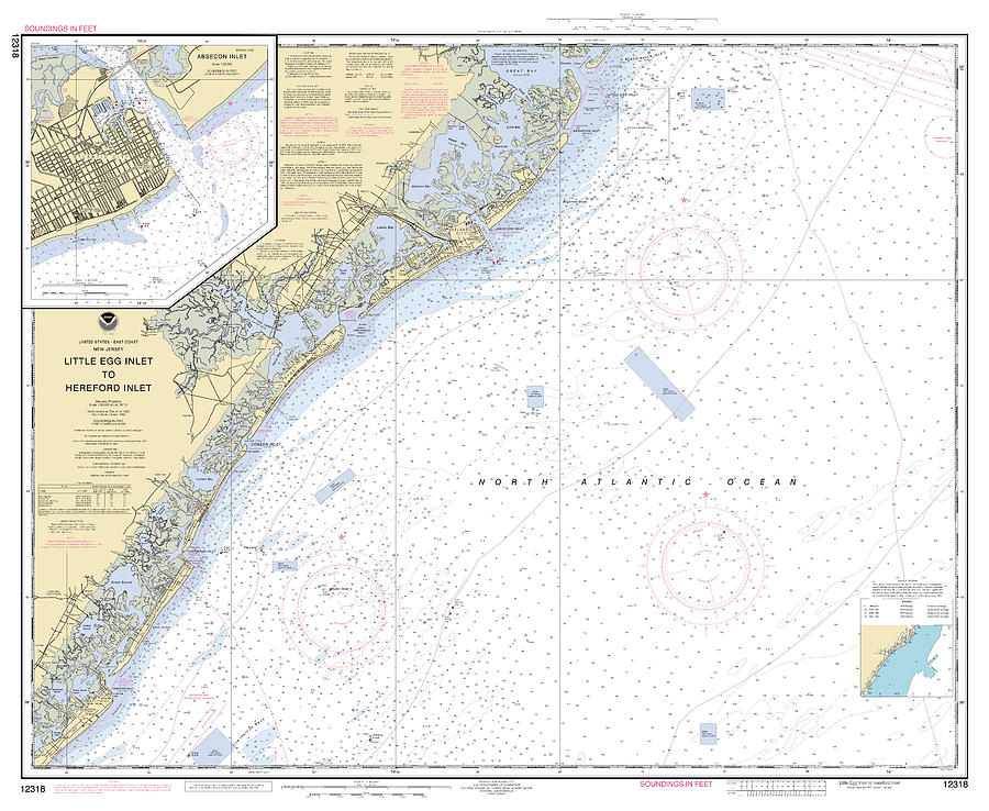 little-egg-inlet-to-hereford-inlet-noaa-chart-12318-digital-art-by