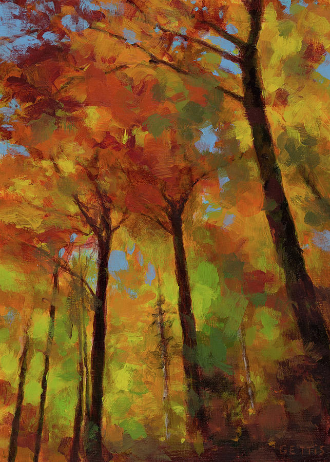 Little Forest Painting by Jeff Gettis
